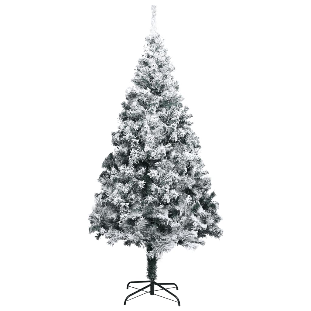 Kunstkerstboom met sneeuw PVC 400 cm groen