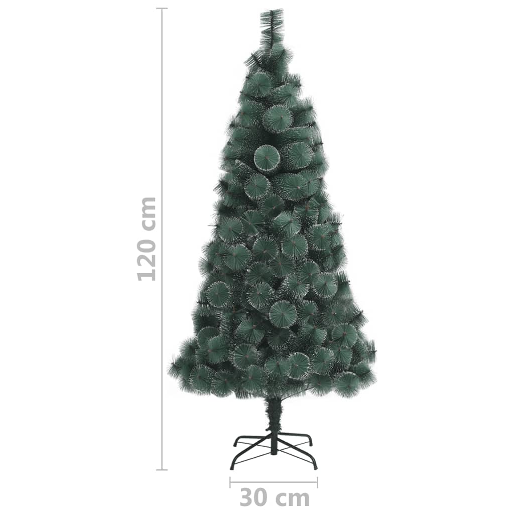 Kunstkerstboom met standaard 120 cm PET groen