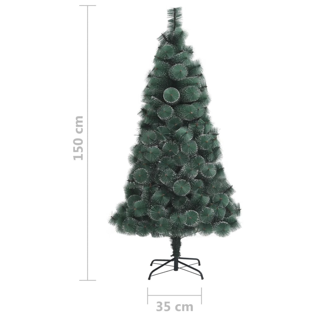 Kunstkerstboom met standaard 150 cm PET groen