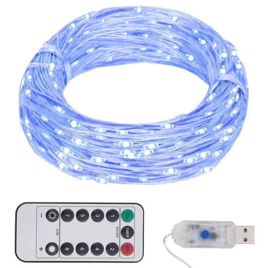 Lichtslinger met 300 LED's 30 m blauw