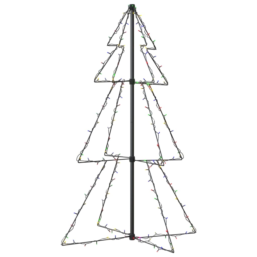 Kegelkerstboom 160 LED's binnen en buiten 78x120 cm