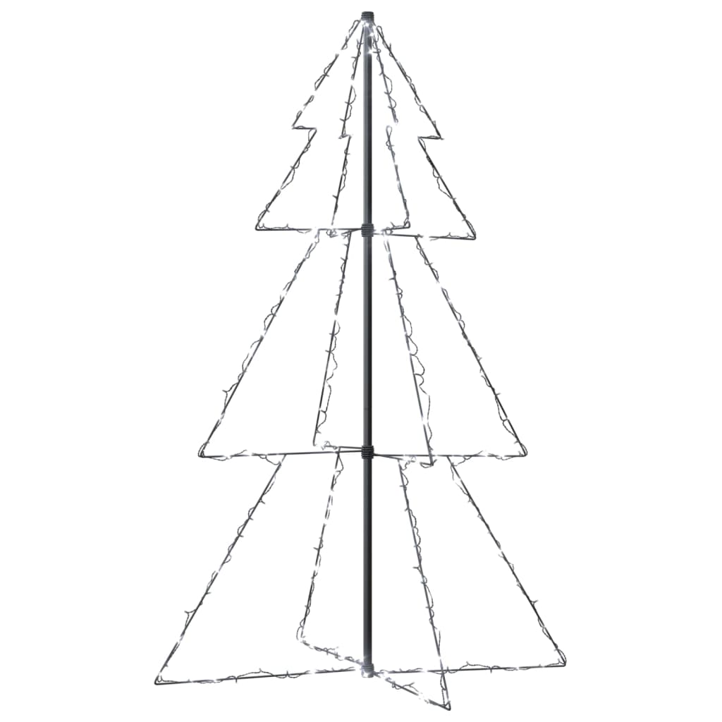 Kegelkerstboom 200 LED's binnen en buiten 98x150 cm