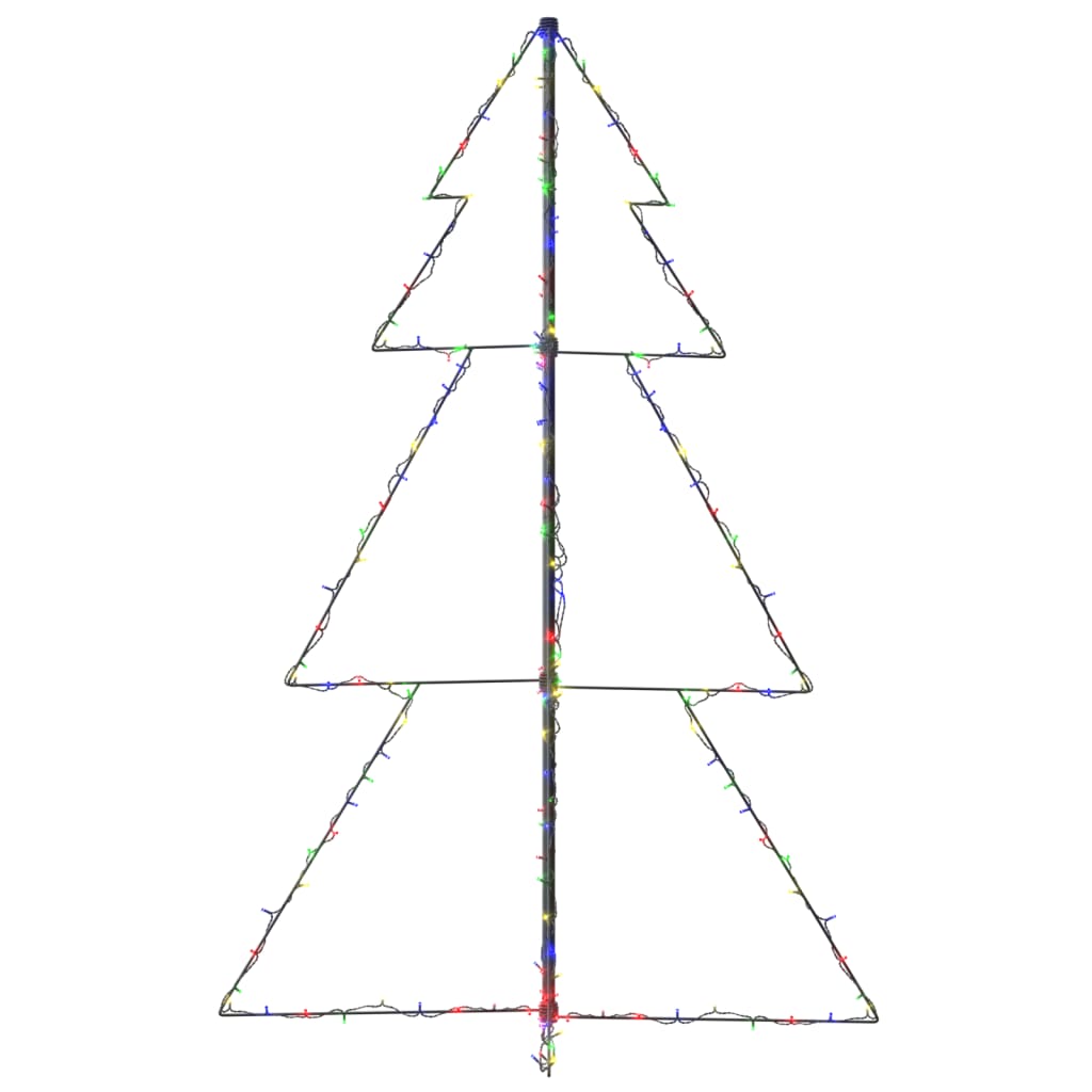 Kegelkerstboom 200 LED's binnen en buiten 98x150 cm