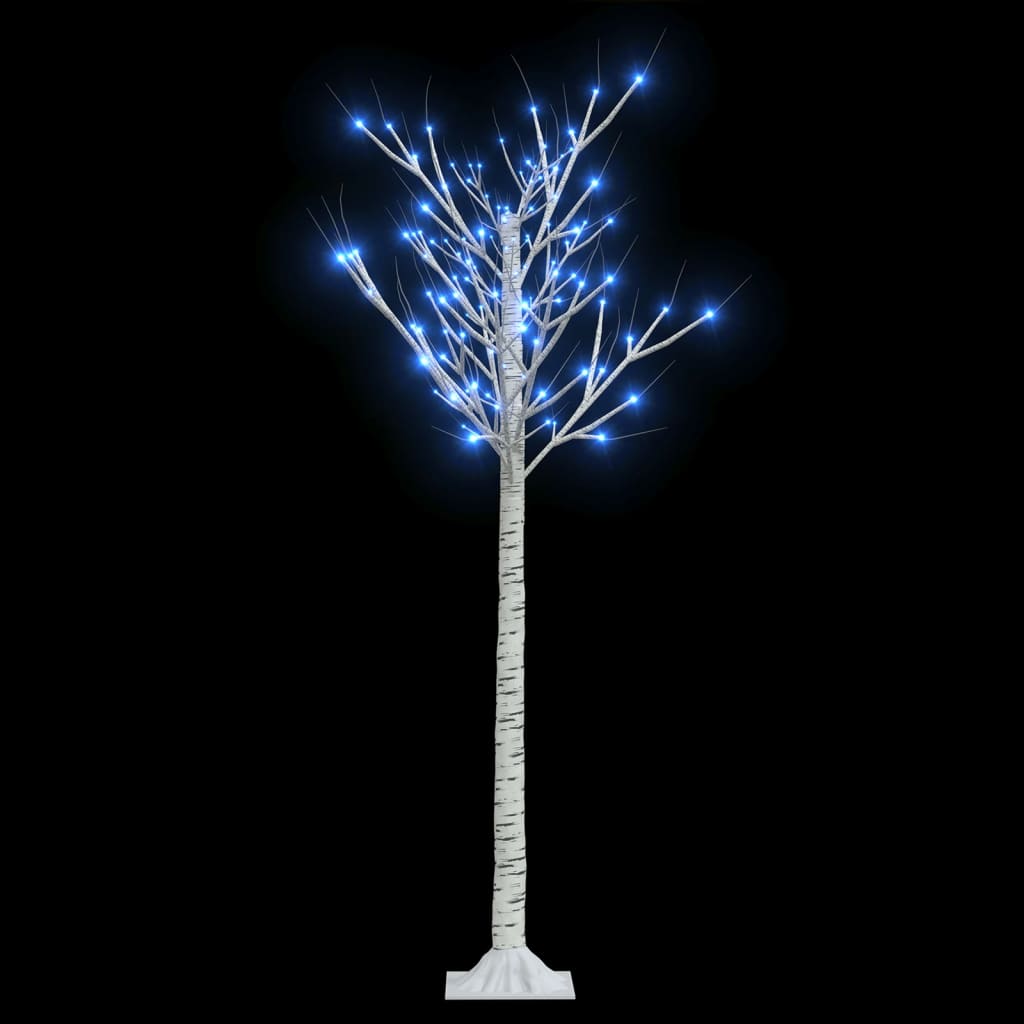 Kerstboom wilg met 140 blauwe LED's binnen en buiten 1,5 m