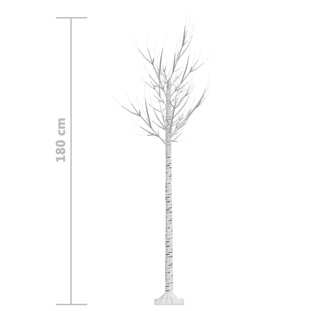 Kerstboom wilg 180 meerkleurige LED's binnen en buiten 1,8 m