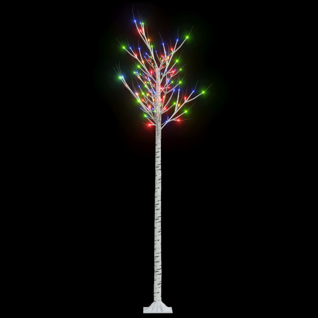 Kerstboom wilg 200 meerkleurige LED's binnen en buiten 2,2 m