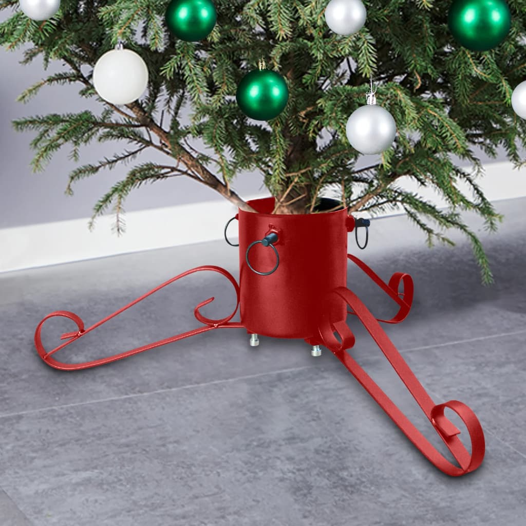 Kerstboomstandaard 58x58x21 cm rood