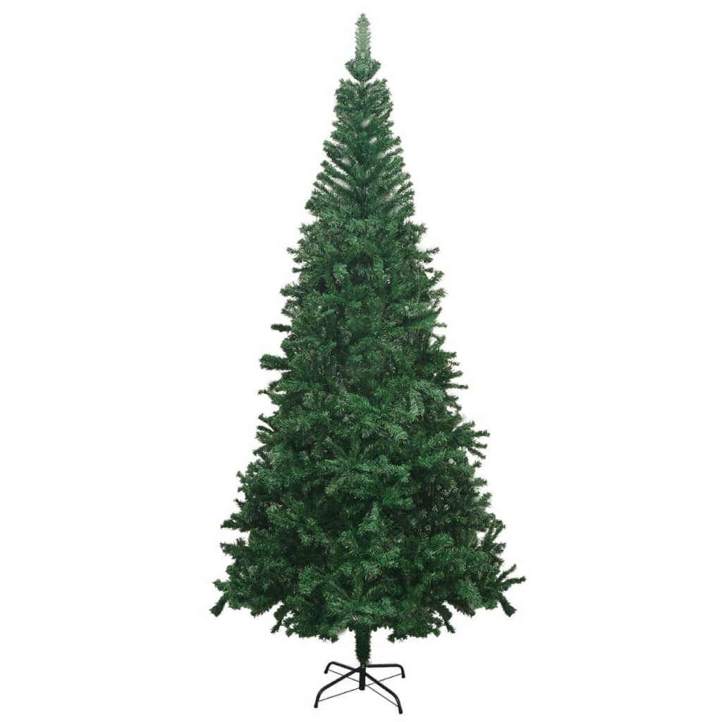 Kunstkerstboom met verlichting en kerstballen L 240 cm groen