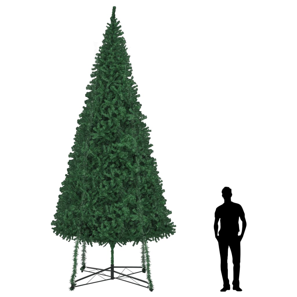 Kunstkerstboom met standaard 500 cm groen