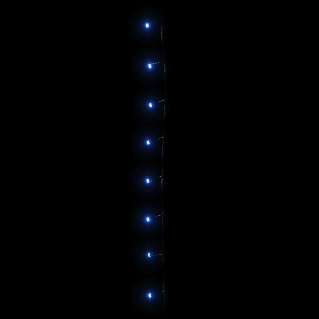 Lichtslinger met 150 LED's 15 m PVC blauw