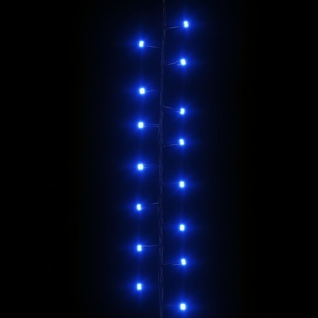 Lichtslinger compact met 1000 LED's blauw 25 m PVC