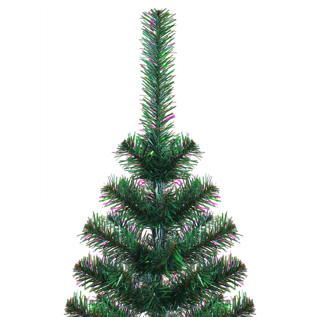 Kunstkerstboom met iriserende uiteinden 150 cm PVC groen