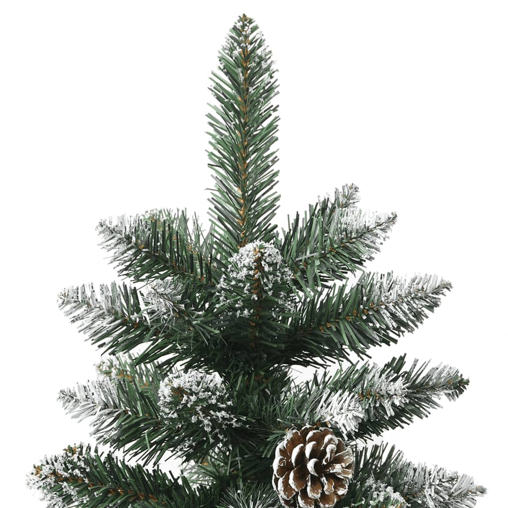 Kunstkerstboom met standaard 120 cm PVC groen