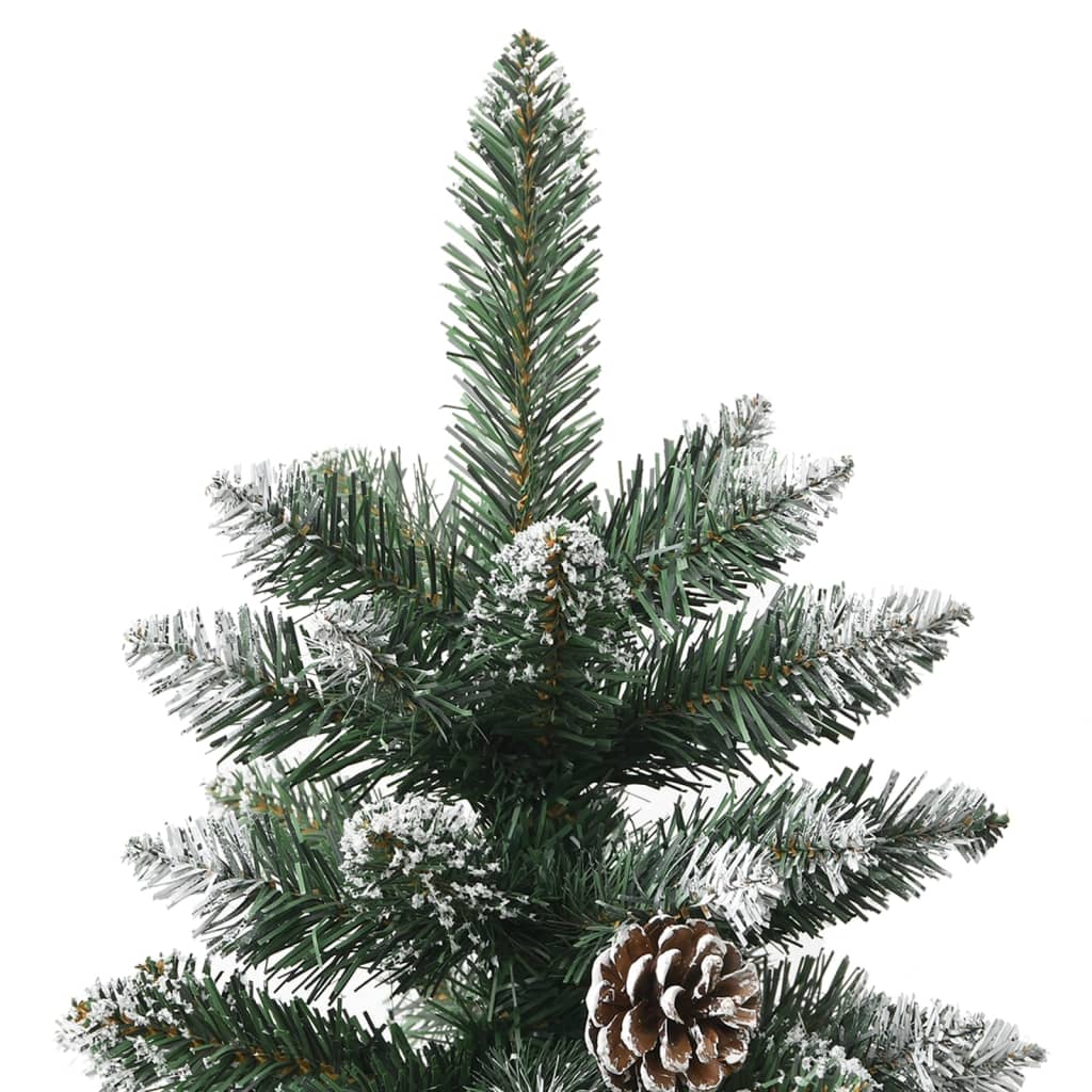 Kunstkerstboom met standaard 150 cm PVC groen