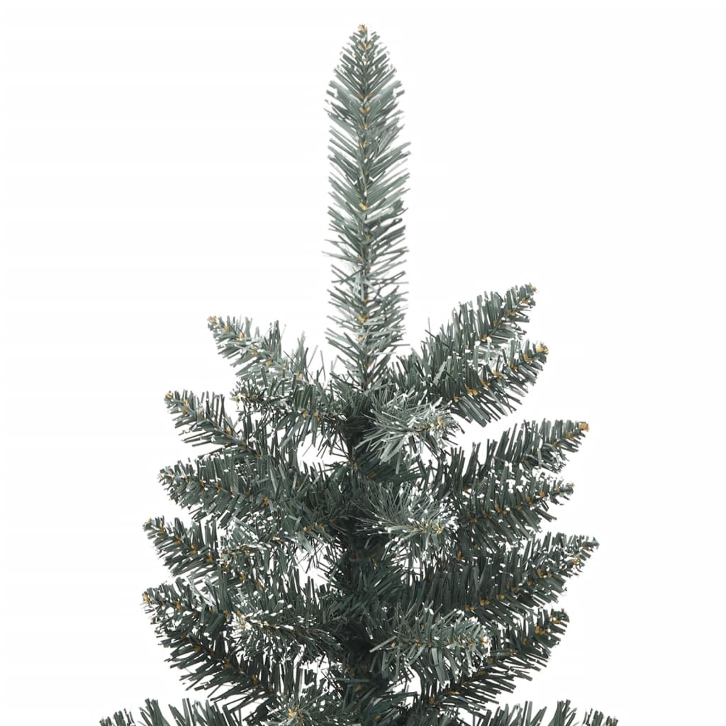 Kunstkerstboom met standaard smal 150 cm PVC groen