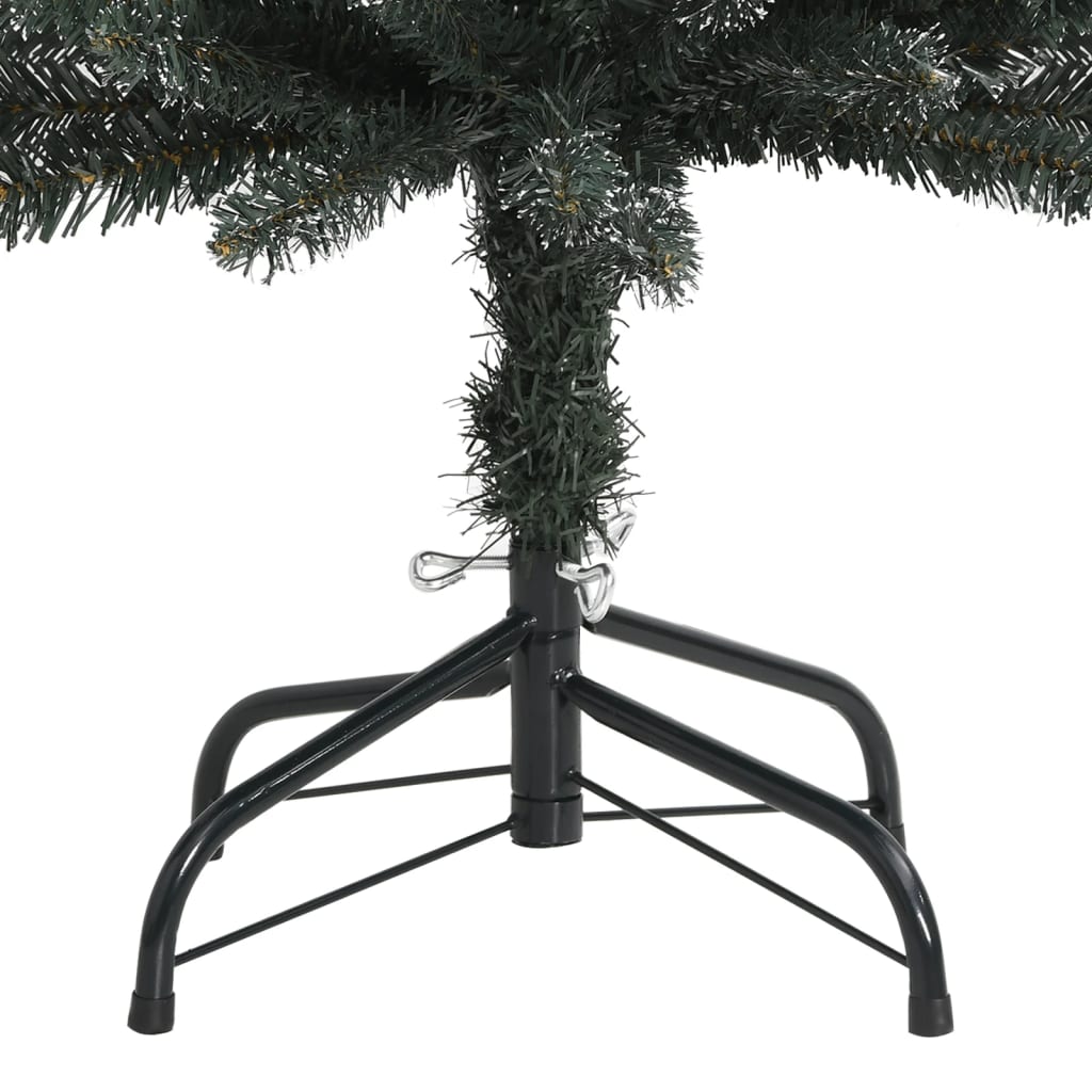 Kunstkerstboom met standaard smal 150 cm PVC groen