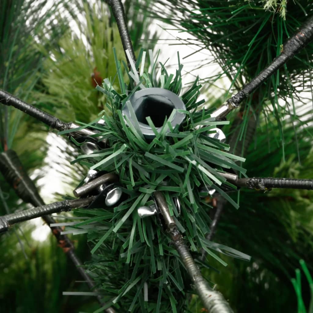 Kunstkerstboom met scharnieren en standaard 150 cm