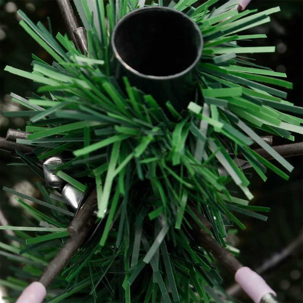 Kunstkerstboom met scharnieren en standaard 180 cm groen