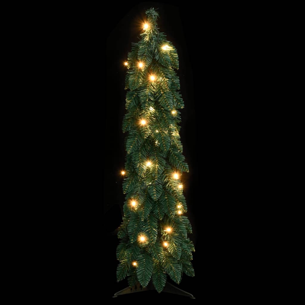 Kunstkerstboom met verlichting 30 LED's 60 cm