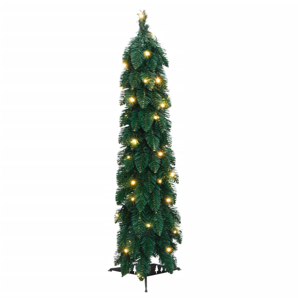 Kunstkerstboom met verlichting 30 LED's 60 cm