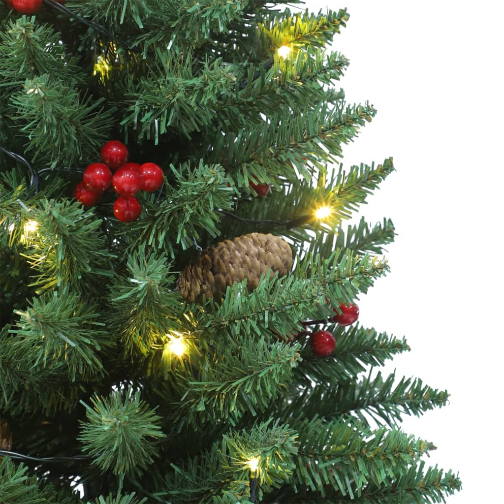 Kunstkerstbomen 2 st 100 LED's 120 cm groen