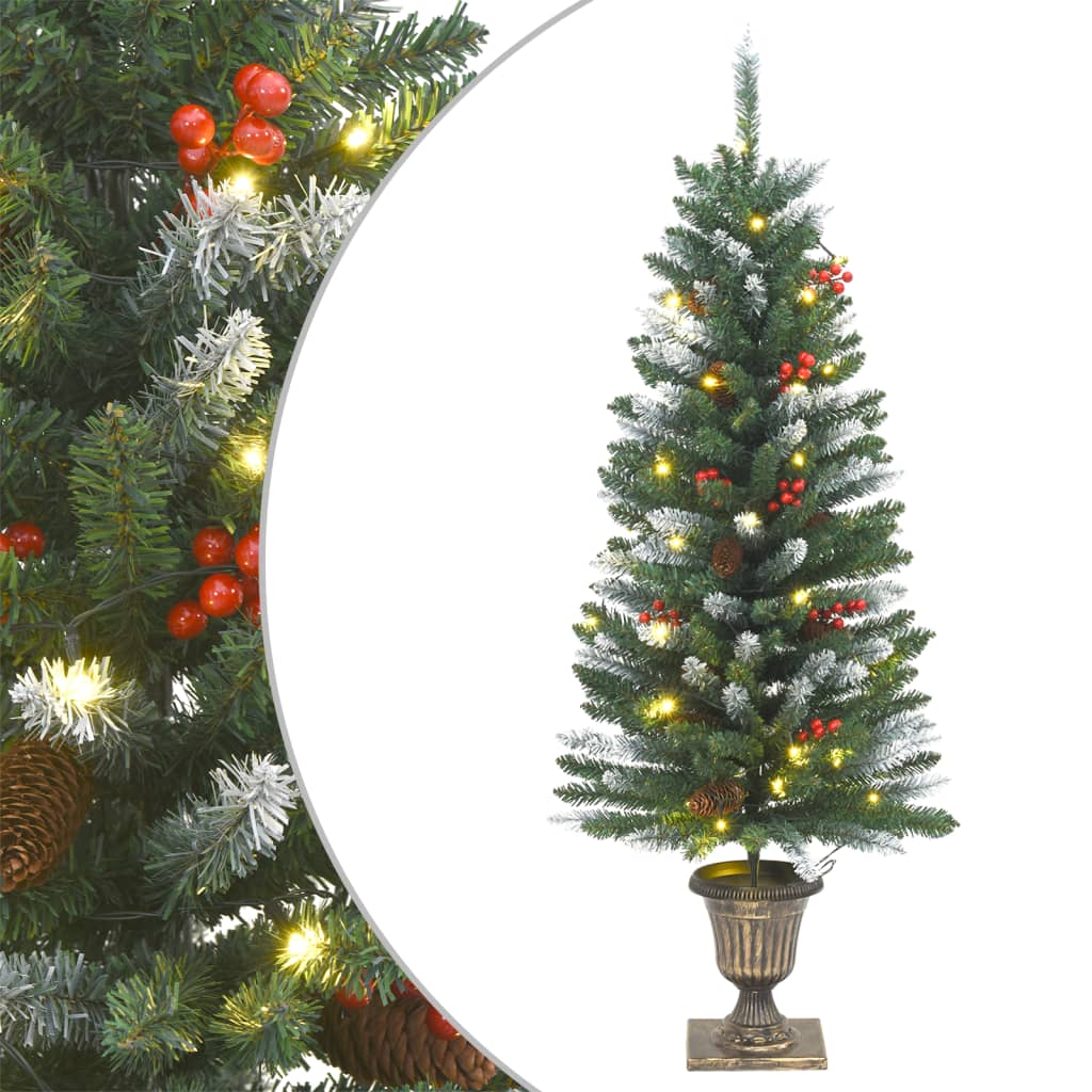 Kunstkerstbomen 2 st 100 LED's 120 cm groen