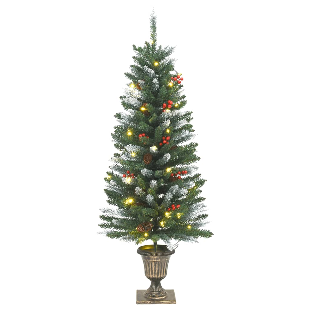 Kunstkerstbomen 2 st 100 LED's 120 cm groen