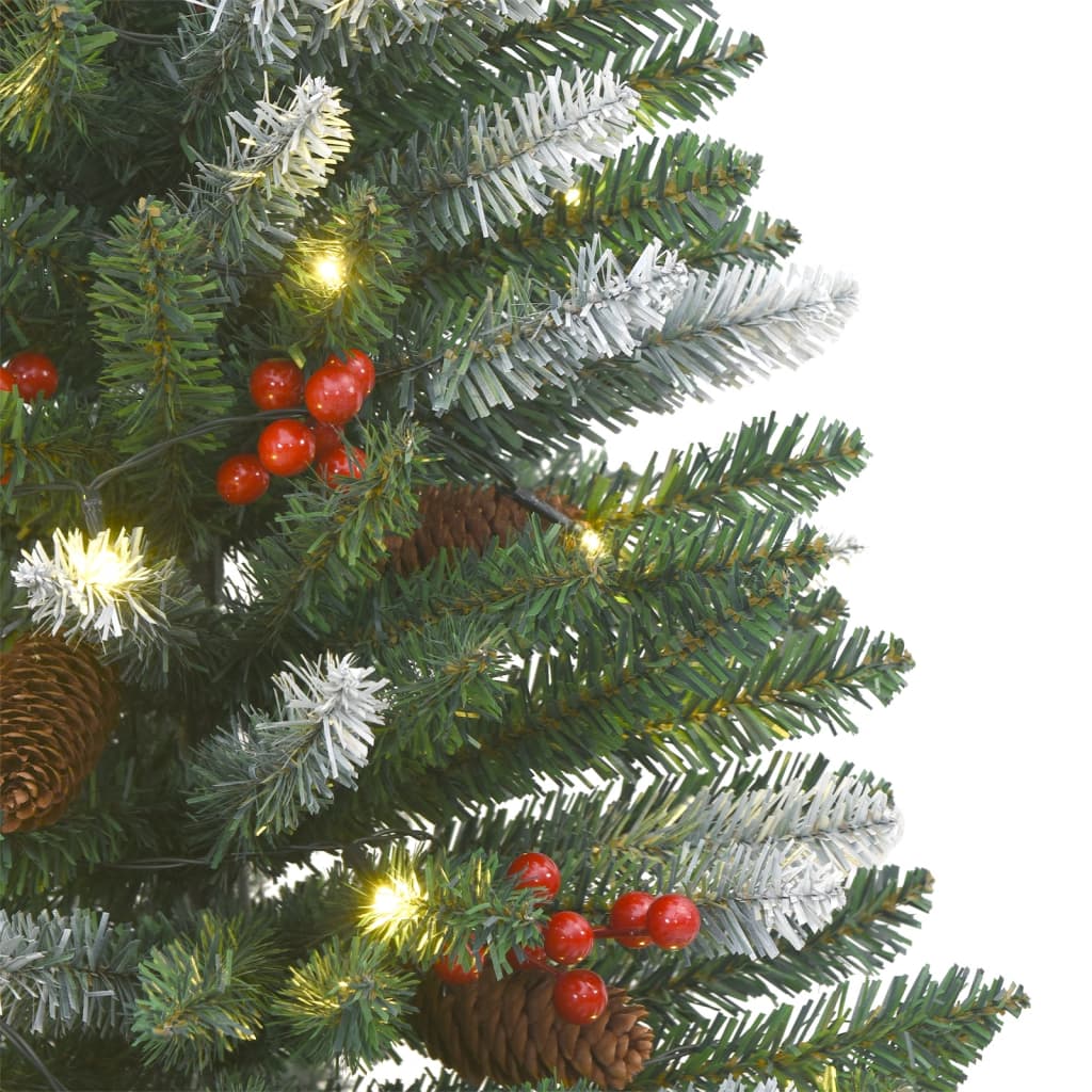 Kunstkerstbomen 2 st 100 LED's 120 cm groen