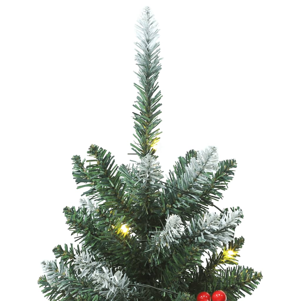 Kunstkerstbomen 2 st 100 LED's 120 cm groen