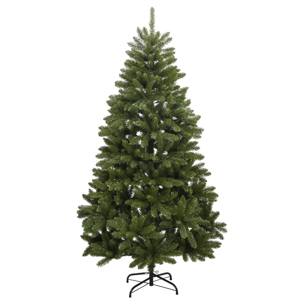 Kunstkerstboom met scharnieren en standaard 270 cm groen