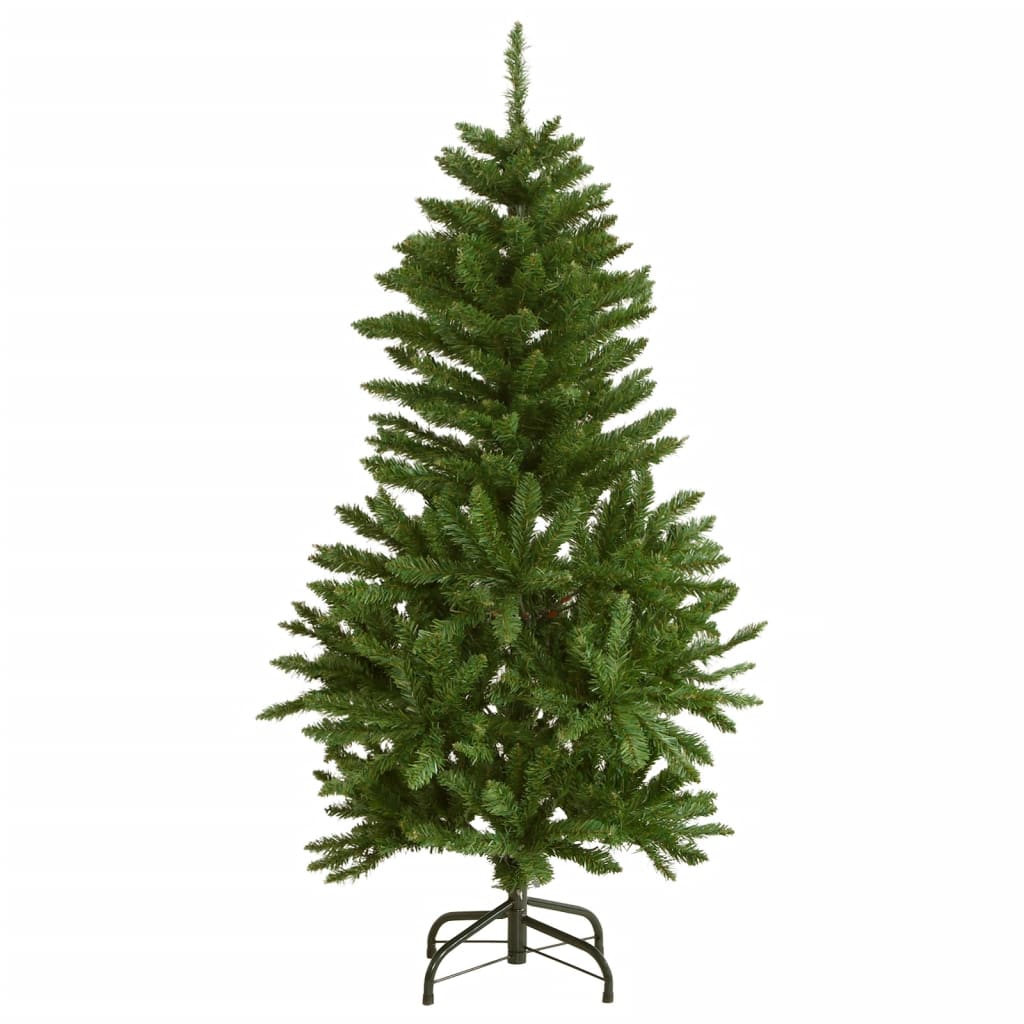 Kunstkerstboom met scharnieren 150 LED's en kerstballen 150 cm