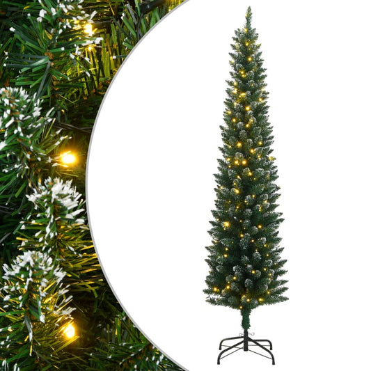 Kunstkerstboom smal met 150 LED's 150 cm