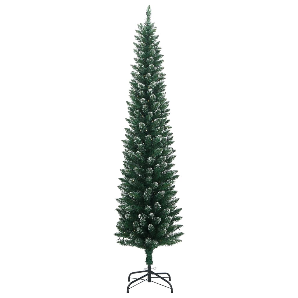 Kunstkerstboom smal met 300 LED's 180 cm