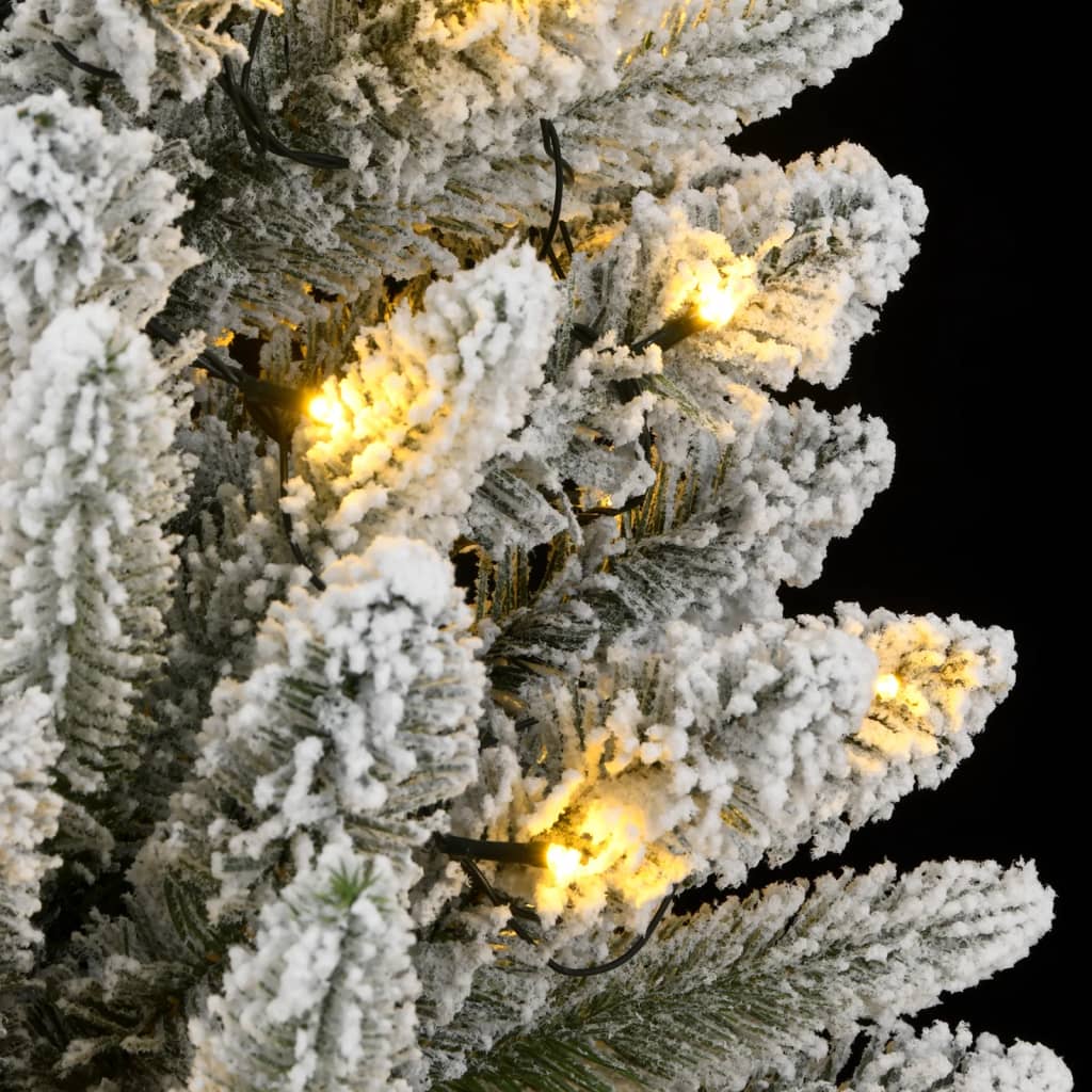 Kunstkerstboom met 300 LED's en sneeuw 180 cm