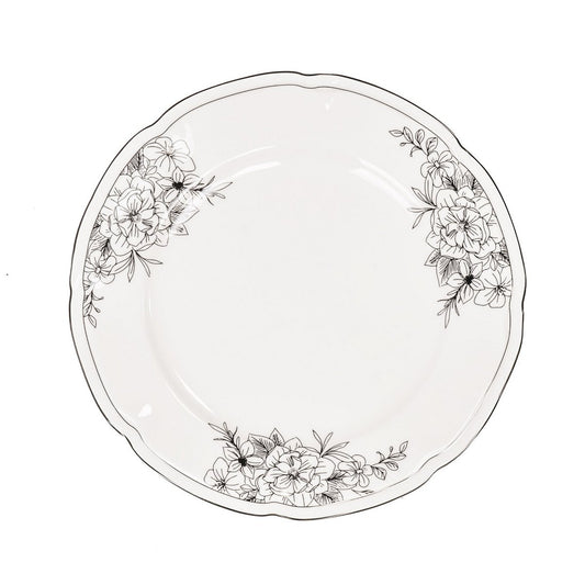 Bord Les Fleurs Newbone China 26x26x1,5cm