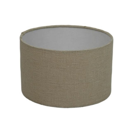 Lampenkap Rond ø32x20 Wit Jute/wol