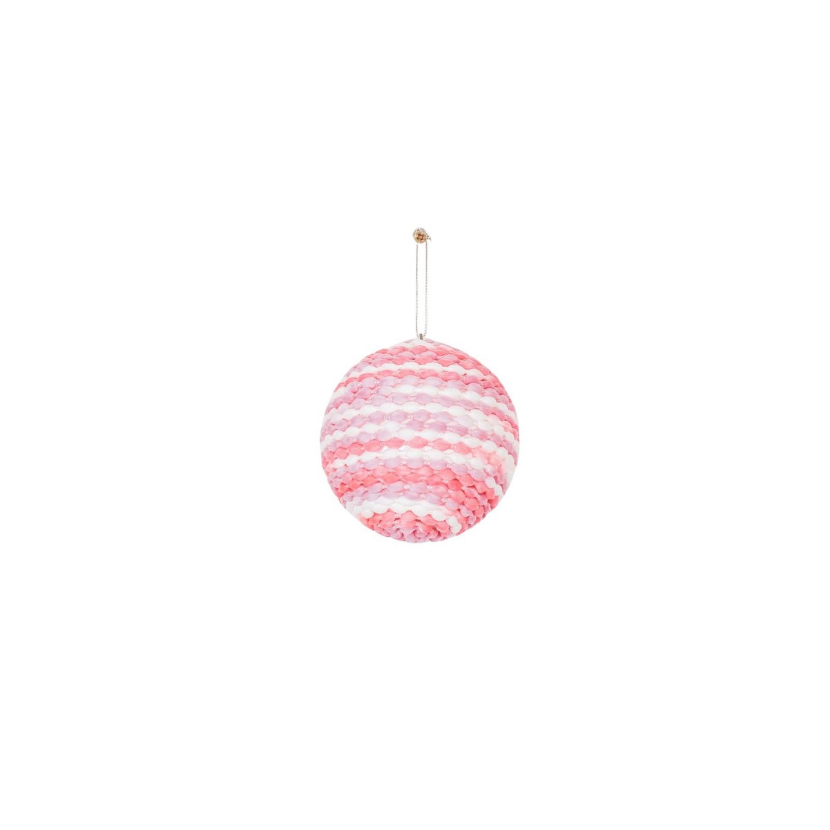 Kersthangers- Kerstballen- Schuim- Neon Roze -S3- 10cm