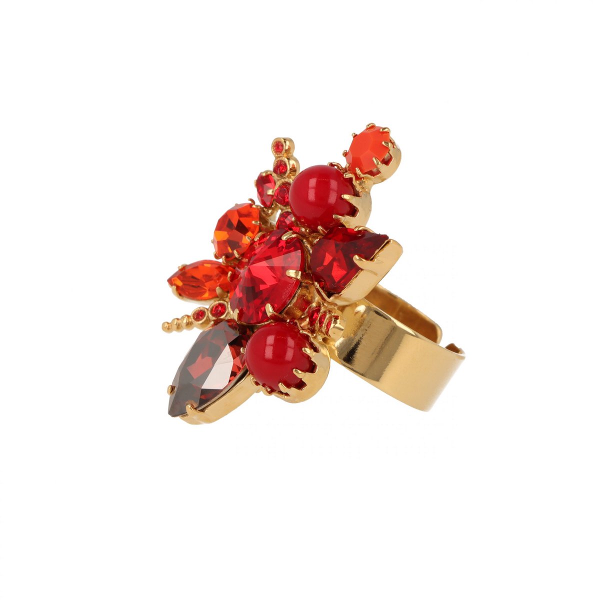 Precious Coral Ring