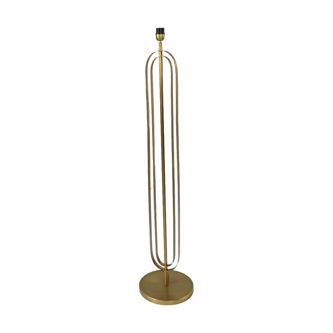 Staande lamp rond 30x30x140 Goud Metaal