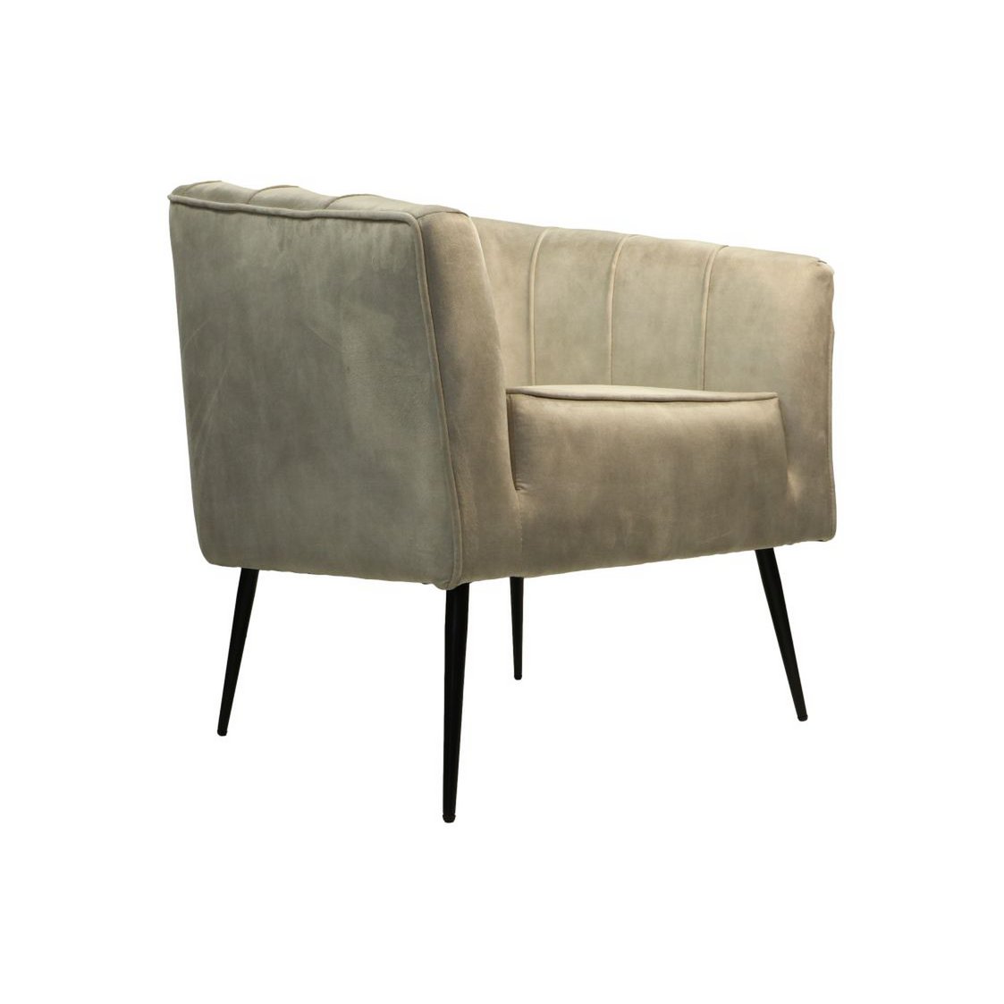 Fauteuil Chester 72x71x80 Wit/Zwart Adore 01