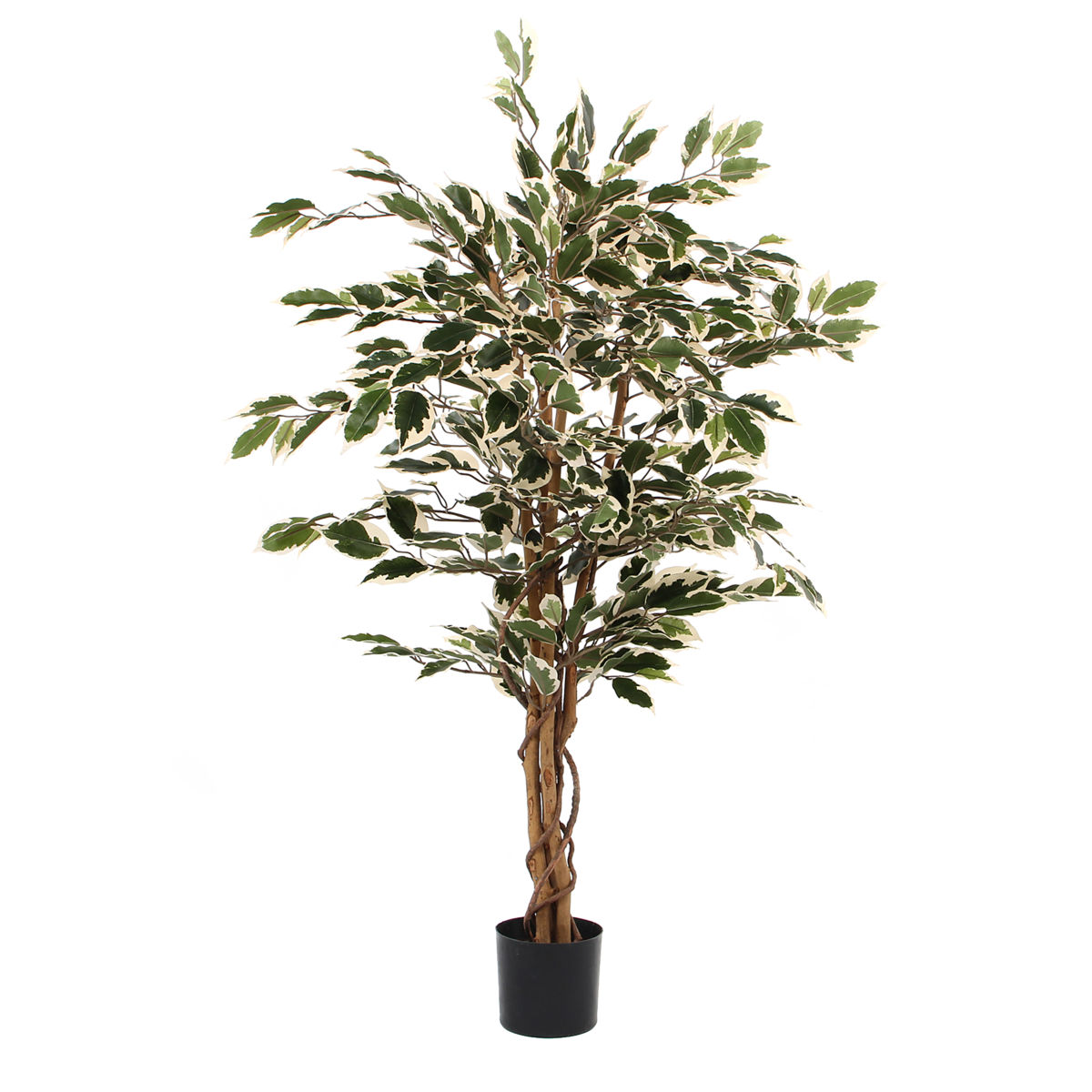 Ficus Kunstplant H110 x Ø70 cm Groen Bont