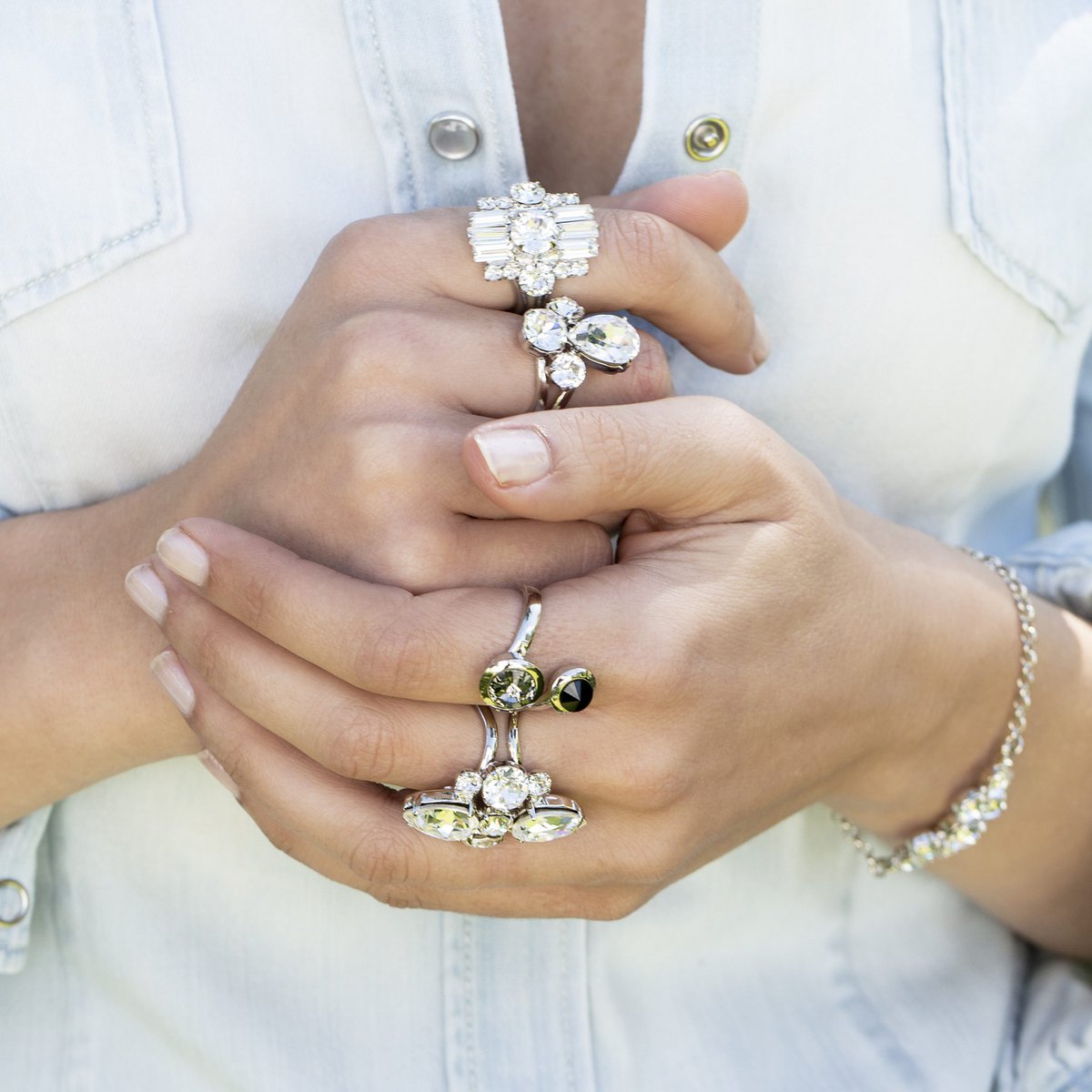 Silver Beetle Ring - Small