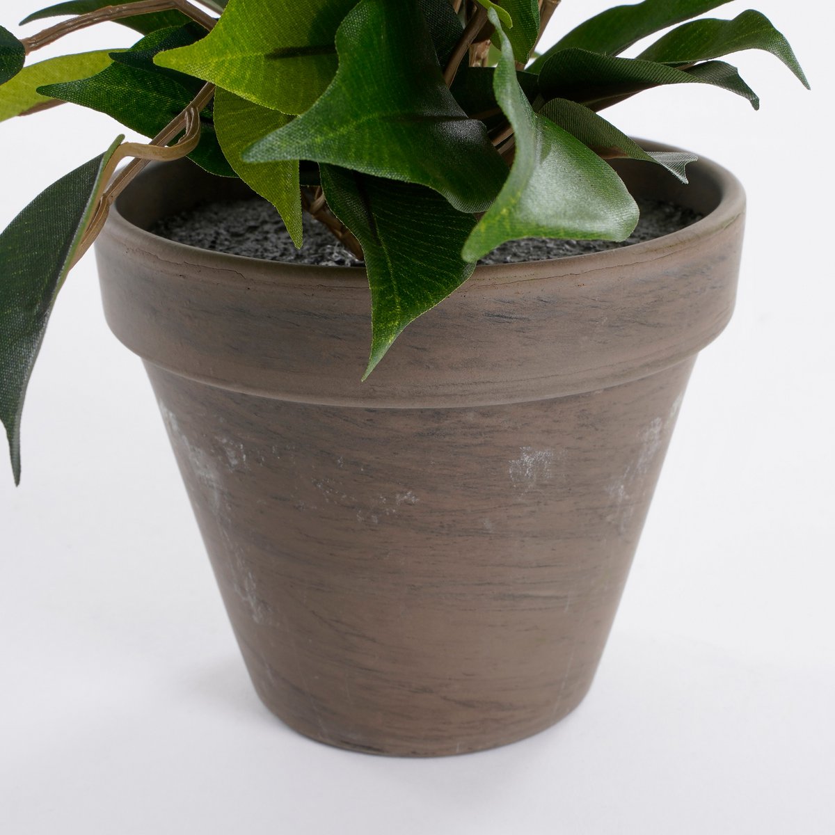 Ficus Natasja Kunstplant in Bloempot Stan H40 x Ø30 cm Groen