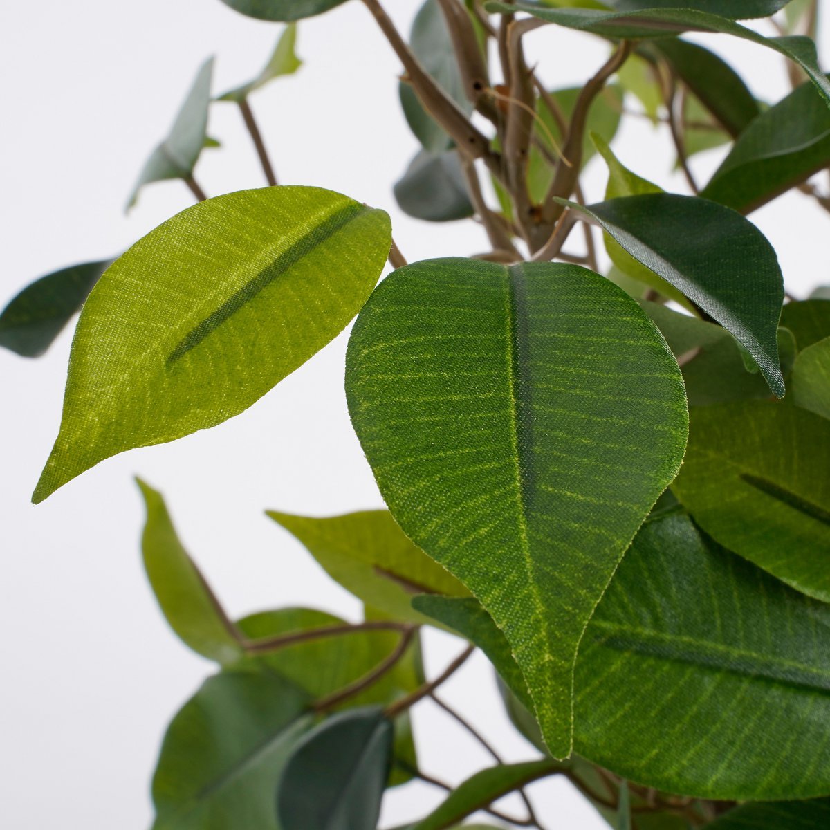 Ficus Natasja Kunstplant in Bloempot Stan H40 x Ø30 cm Groen