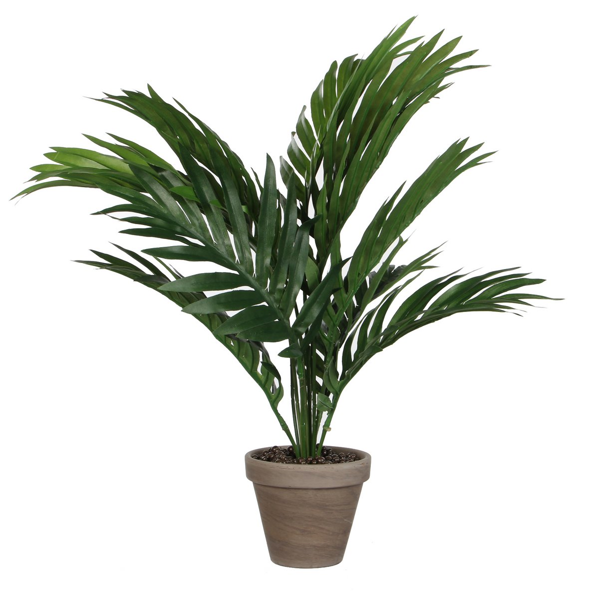 Areca Palm Kunstplant in Bloempot Stan H45 x Ø60 cm Groen