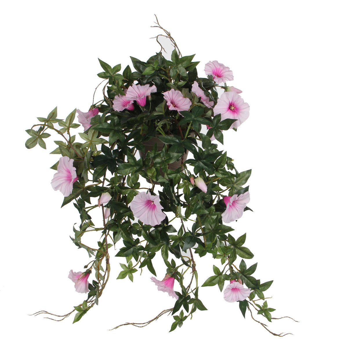 Petunia Kunst Hangplant in Bloempot Stan L25 x B45 x H50 cm Roze