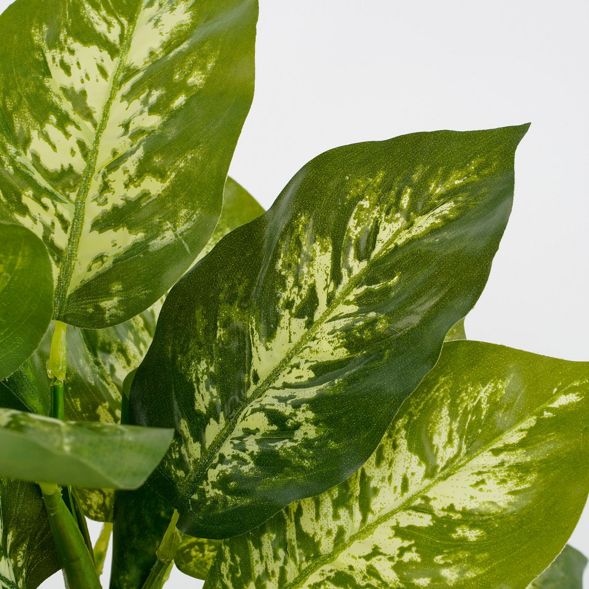 Dieffenbachia Kunstplant in Bloempot Stan H40 x Ø30 cm Groen