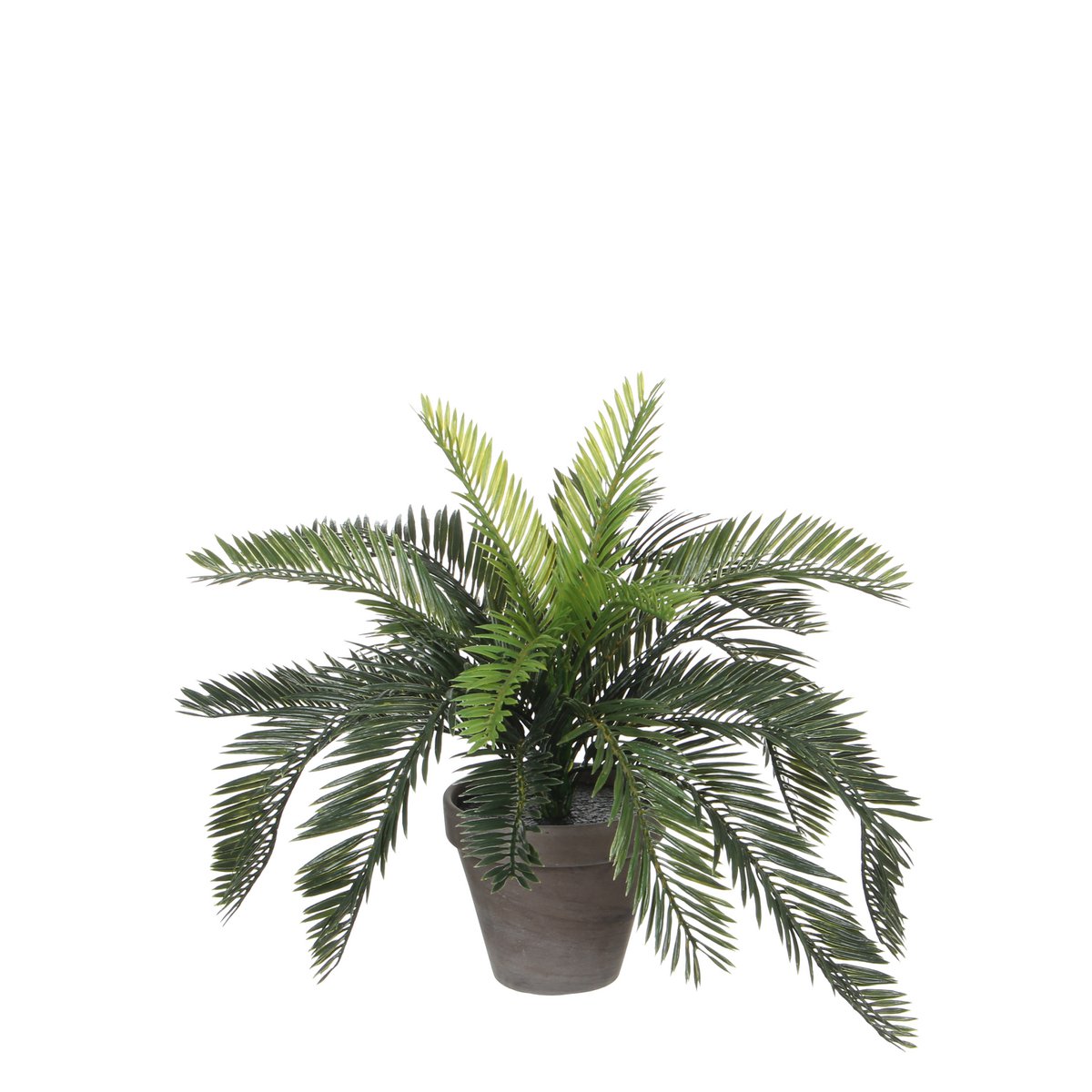 Cycas Palm Kunstplant in Bloempot Stan H37 x Ø44 cm Groen