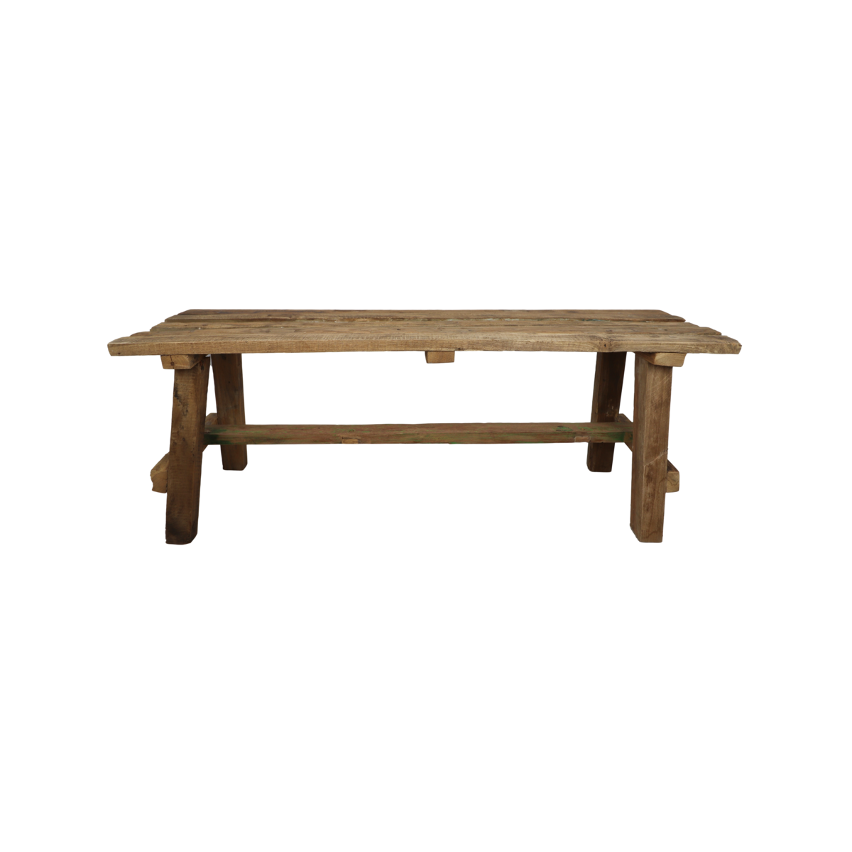 Decoratieve bank Napels 120 cm naturel teak