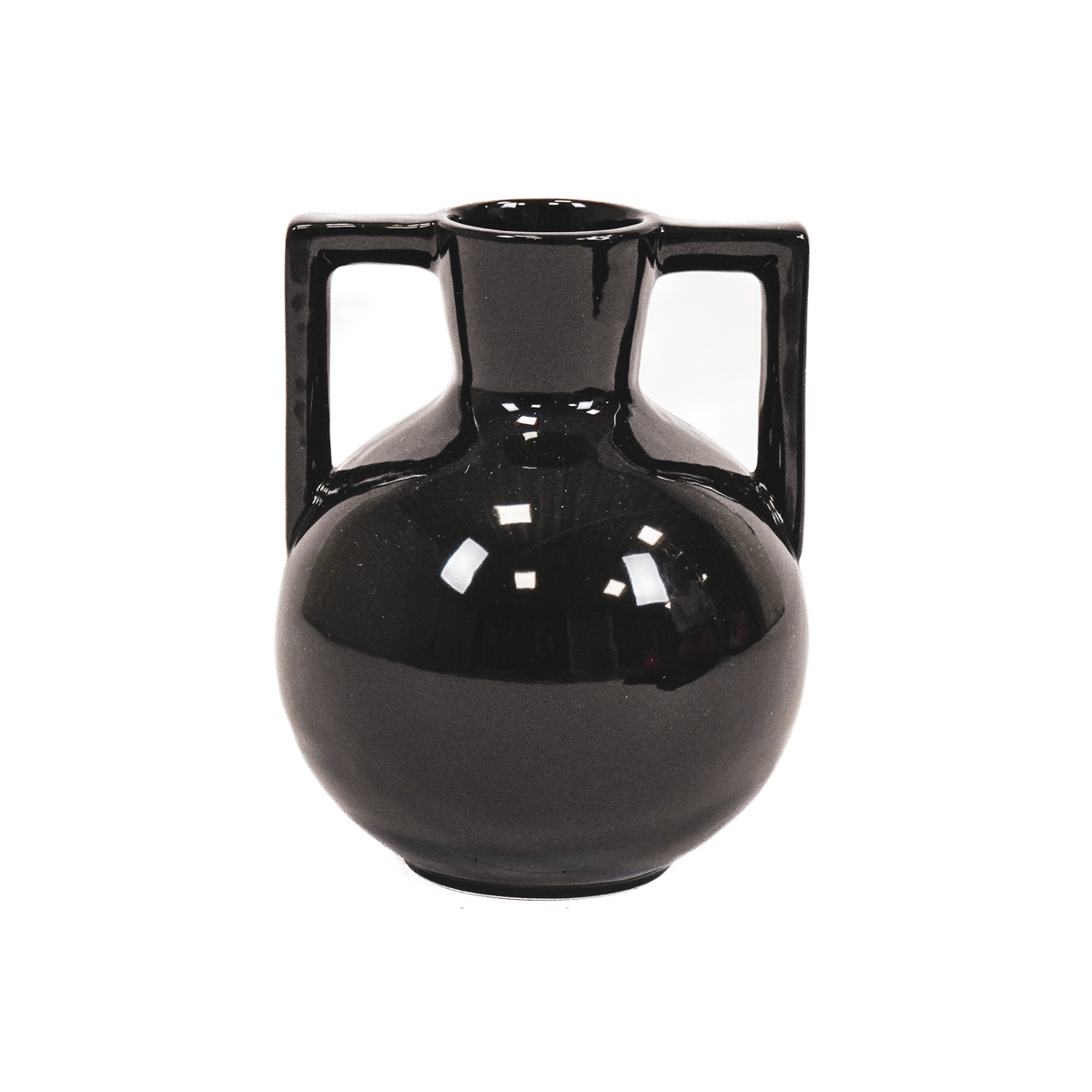 Vaas Kettlebell Keramiek Zwart 14,5x14,5x18,5cm